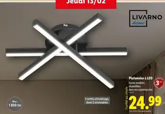 Lidl Livarno Plafonnier à led offre