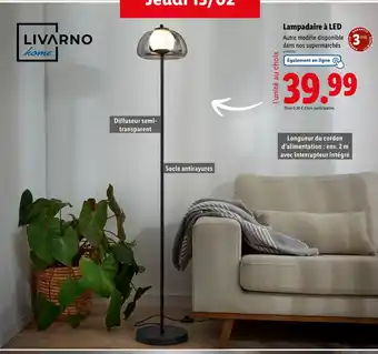 Lidl LIVARNO home Lampadaire à led offre