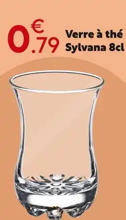 Maxi Bazar Verre à thé Sylvana 8cl offre