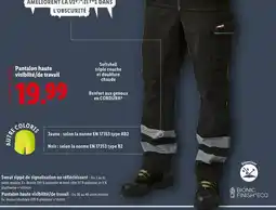 Lidl Pantalon haute visibilité/de travail offre