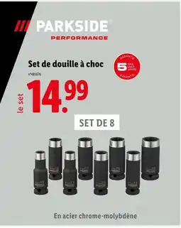 Lidl PARKSIDE Set de douille à choc offre