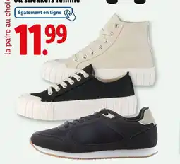 Lidl Sneakers femme offre