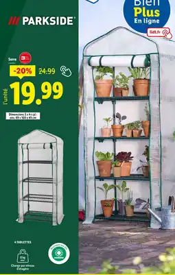 Lidl PARKSIDE Serre offre