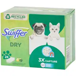 Action Lingettes sèches pour sol Swiffer offre