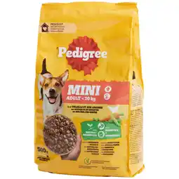 Action Croquettes pour chiens Pedigree Mini offre