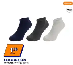 Action Socquettes Pairz offre