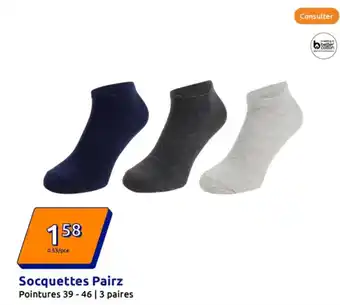 Action Socquettes Pairz offre