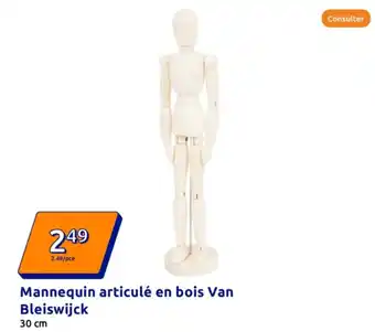 Action Mannequin articulé en bois Van Bleiswijck offre