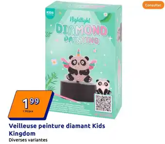 Action Veilleuse peinture diamant Kids Kingdom offre