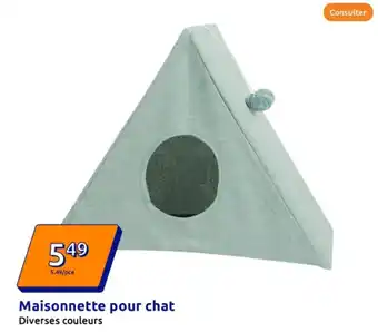 Action Maisonnette pour chat offre