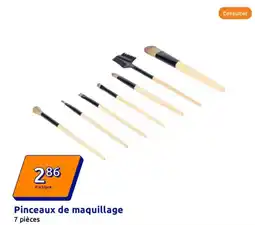 Action Pinceaux de maquillage offre