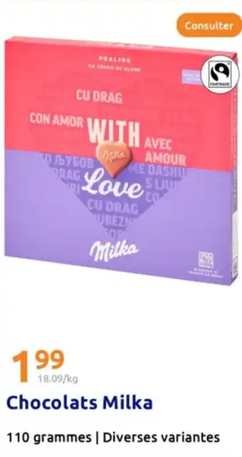 Action Chocolats Milka offre