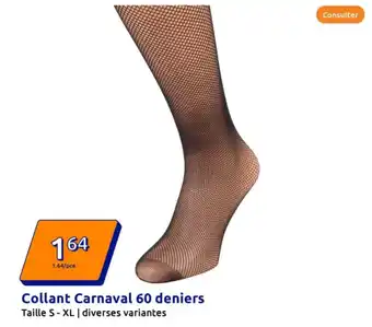 Action Collant Carnaval 60 deniers offre