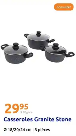 Action Casseroles Granite Stone offre