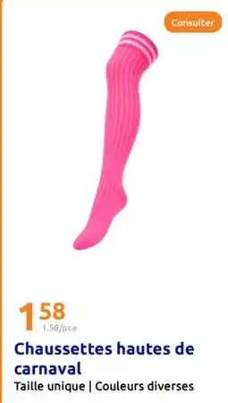 Action Chaussettes hautes de carnaval offre