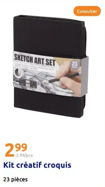 Action Kit créatif croquis offre