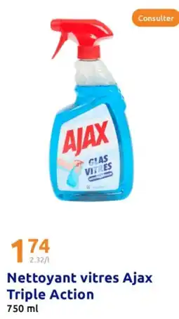 Action AJAX Nettoyant vitres Triple Action offre