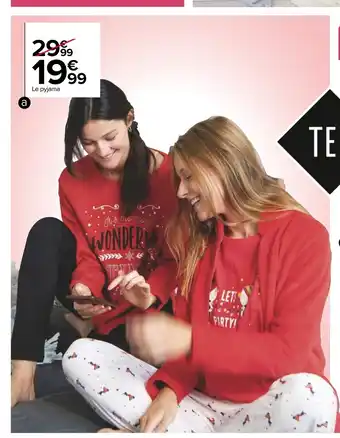 Carrefour Pyjama Femme offre