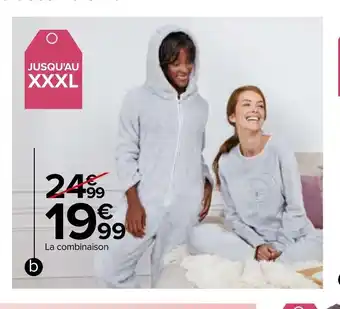 Carrefour Combinaison Femme offre