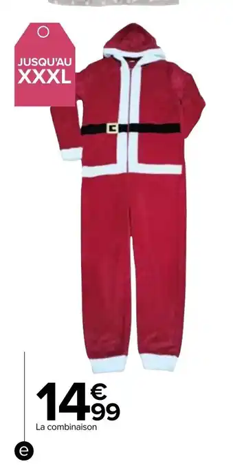 Carrefour Combinaison Pyjama offre