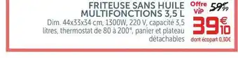 Gifi Friteuse Sans Huile Multifonctions 3,5 L offre