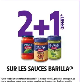 Intermarché BARILLA Sur les sauces offre