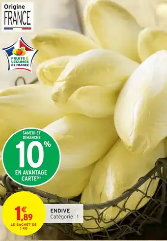 Intermarché Endive offre