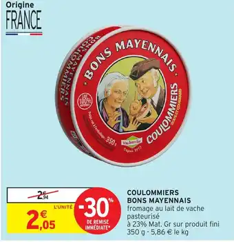 Intermarché COULOMMIERS BONS MAYENNAIS offre