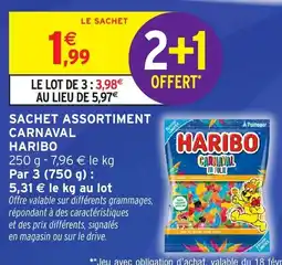 Intermarché HARIBO Sachet assortiment carnaval offre