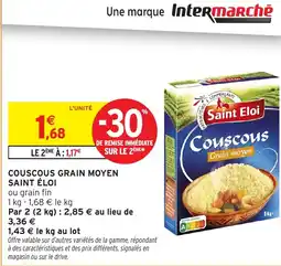 Intermarché SAINT ÉLOI Couscous grain moyen offre