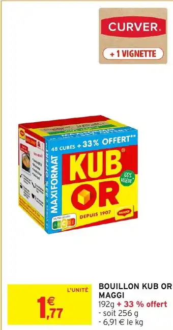 Intermarché MAGGI Bouillon kub or offre