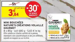 Intermarché PURINA Mini bouchées nature's créations volaille gourmet offre