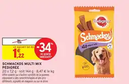 Intermarché PEDIGREE Schmackos multi mix offre