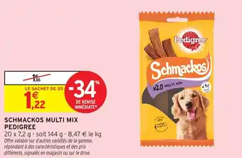 Intermarché PEDIGREE Schmackos multi mix offre