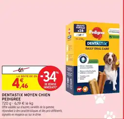 Intermarché PEDIGREE Dentastix moyen chien offre