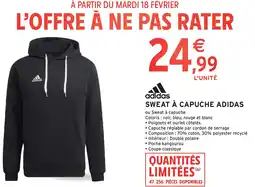 Intermarché ADIDAS Sweat à capuche offre