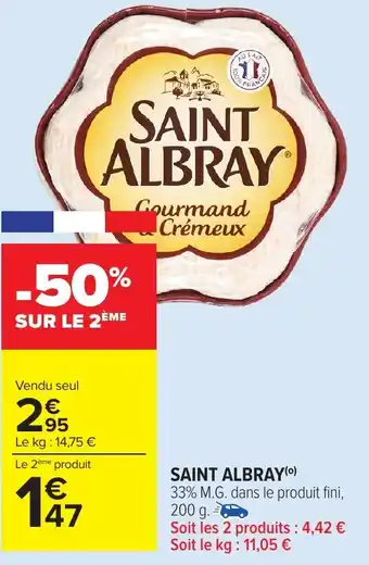 Carrefour Market SAINT ALBRAY offre