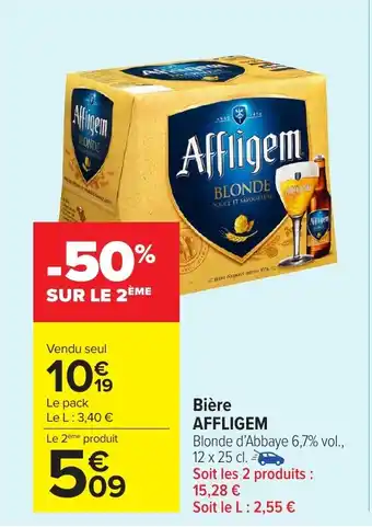 Carrefour Market AFFLIGEM Bière offre