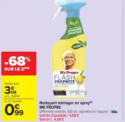 Carrefour Market MR PROPRE Nettoyant ménager en spray offre