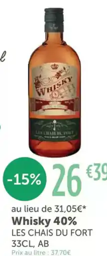 L'Eau Vive Whisky 40% offre