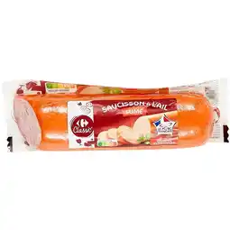 Carrefour CARREFOUR CLASSIC' Saucisson à l'ail offre