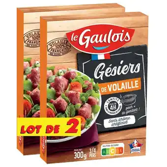 Carrefour LE GAULOIS Gésiers de volaille offre