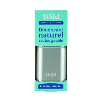 Carrefour WILD Déodorant Naturel Rechargeable offre