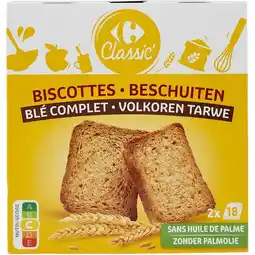 Carrefour CARREFOUR CLASSIC' Biscottes offre