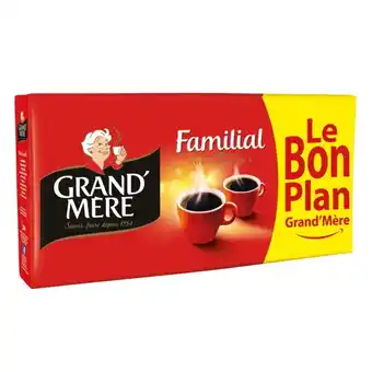 Carrefour GRAND' MÈRE Café moulu familial Le Bon Plan offre