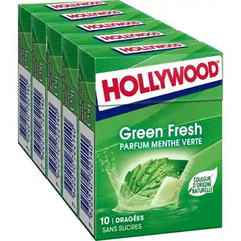 Carrefour HOLLYWOOD Chewing gums Format Fraîcheur offre