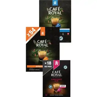 Carrefour CAFÉ ROYAL *HORS GAMME CYRIL LIGNAC SUR TOUS LES GRAINS ET LES CAPSULES COMPATIBLES NESPRESSO offre