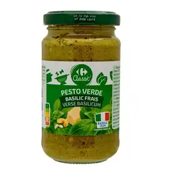 Carrefour CARREFOUR CLASSIC' Sauce Pesto offre