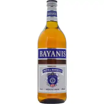 Carrefour BAYANIS Pastis de Marseille offre