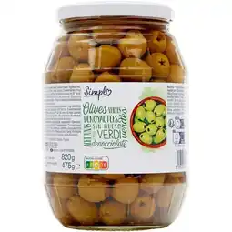 Carrefour Market SIMPL Olives vertes offre